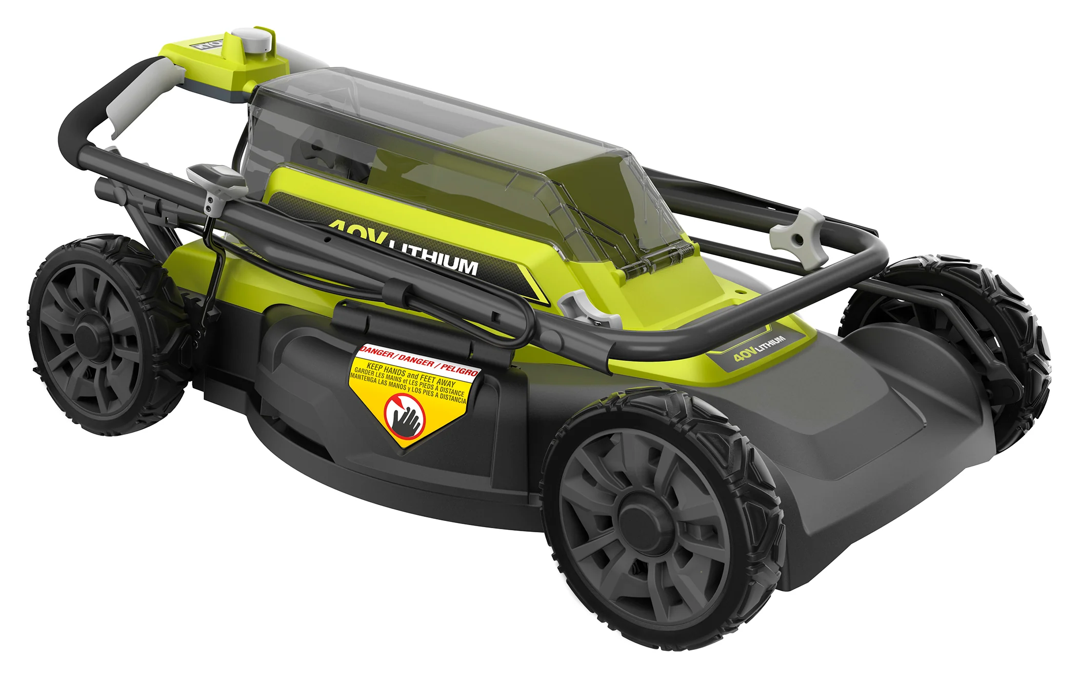 40V 18" Mulching & Side Discharge Mower - Image 6