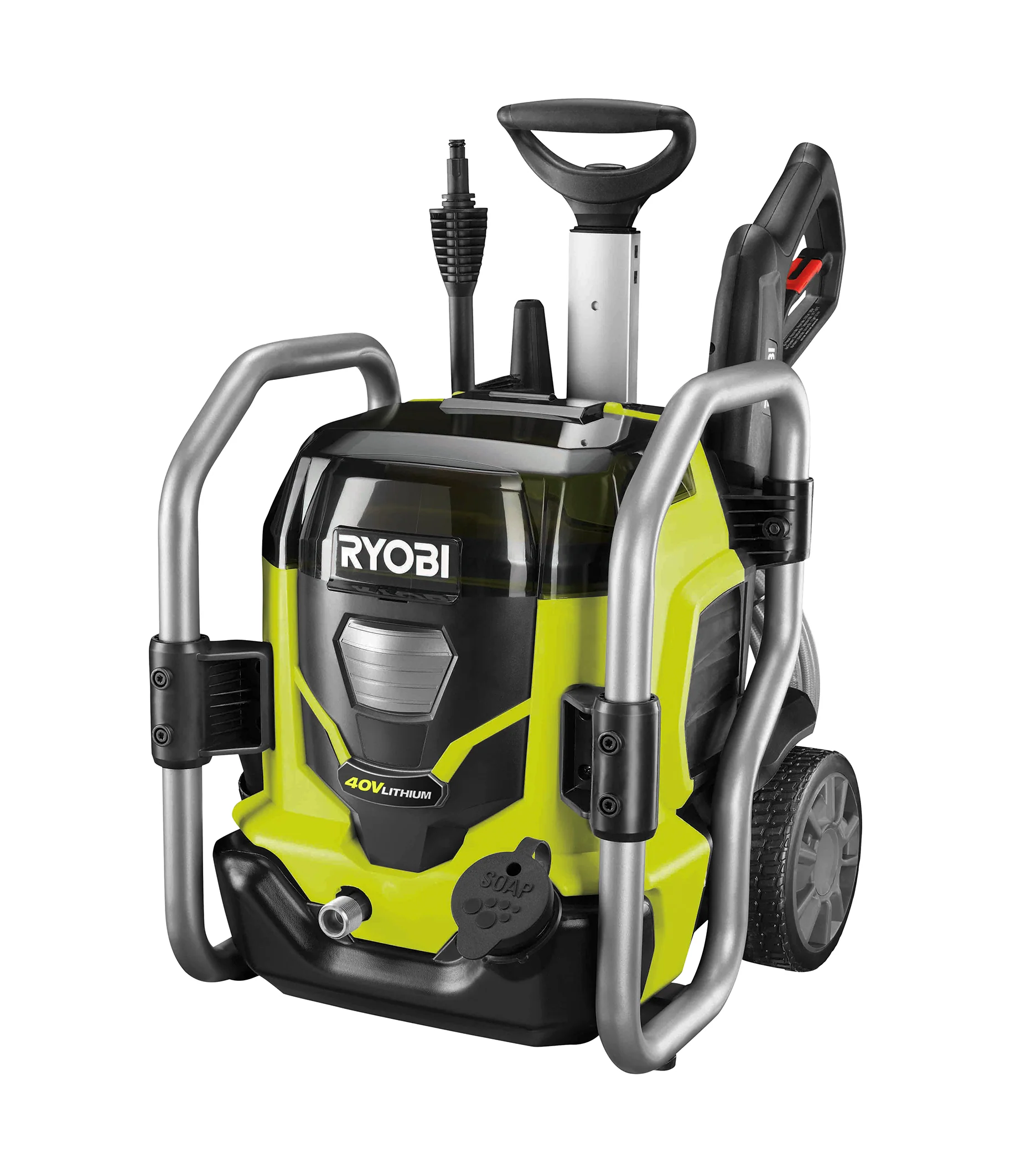 40V 1500 PSI 1.2 GPM Cordless Cold Water Electric Pressure Washer with (2) 5.0 Ah Batteries and Charger - Image 9