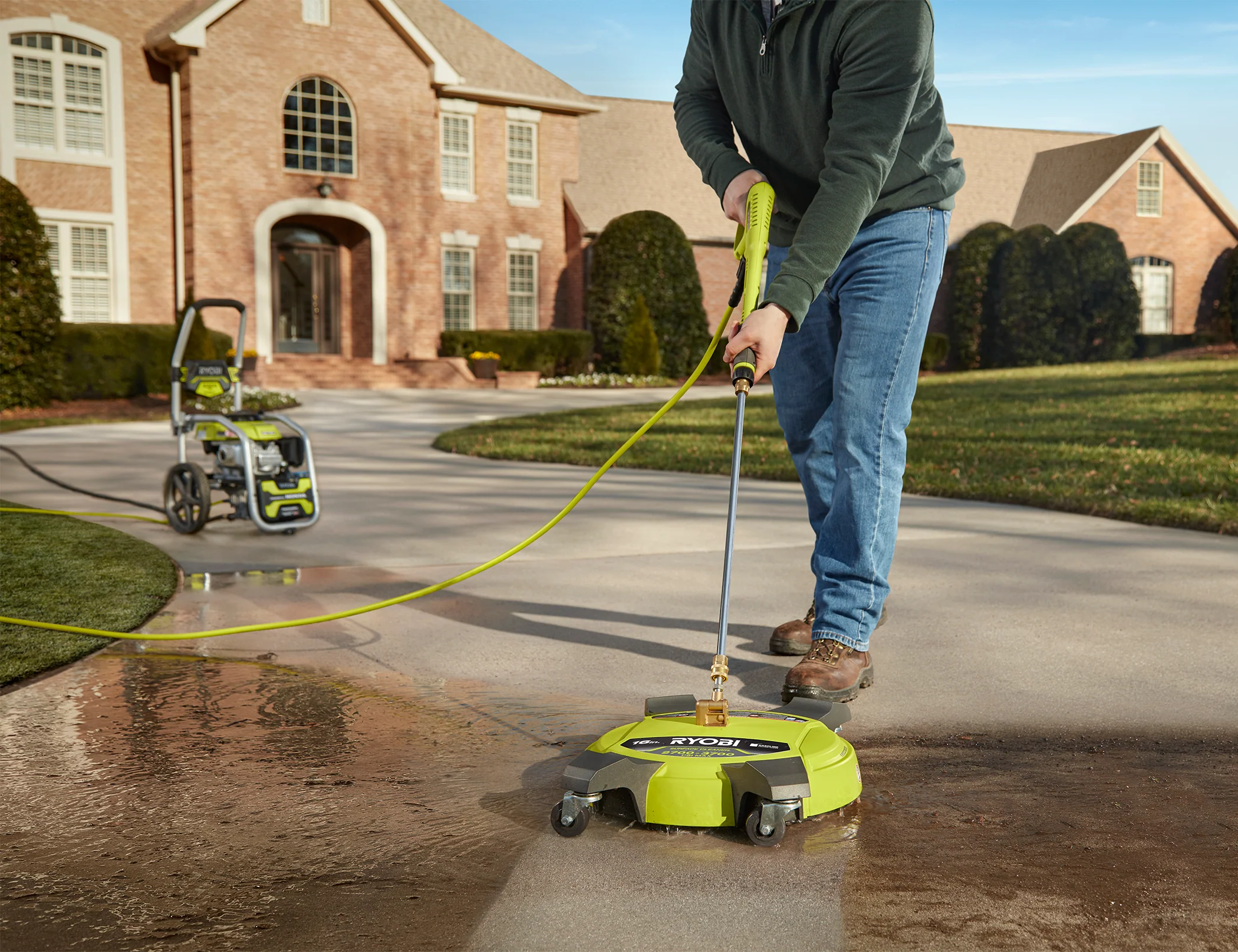 16" 3700 PSI Surface Cleaner for Gas Pressure Washer - Image 4