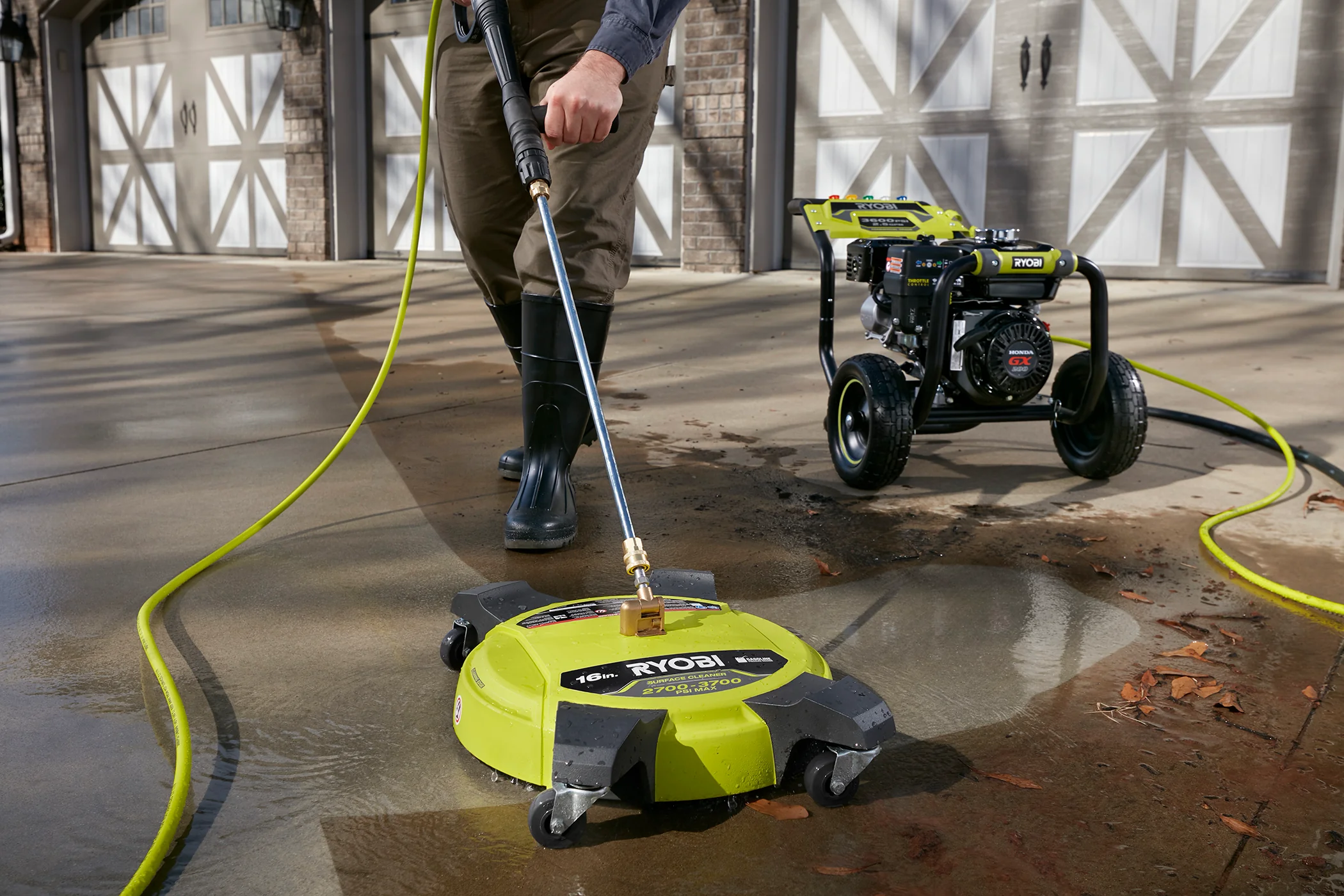 16" 3700 PSI Surface Cleaner for Gas Pressure Washer - Image 5