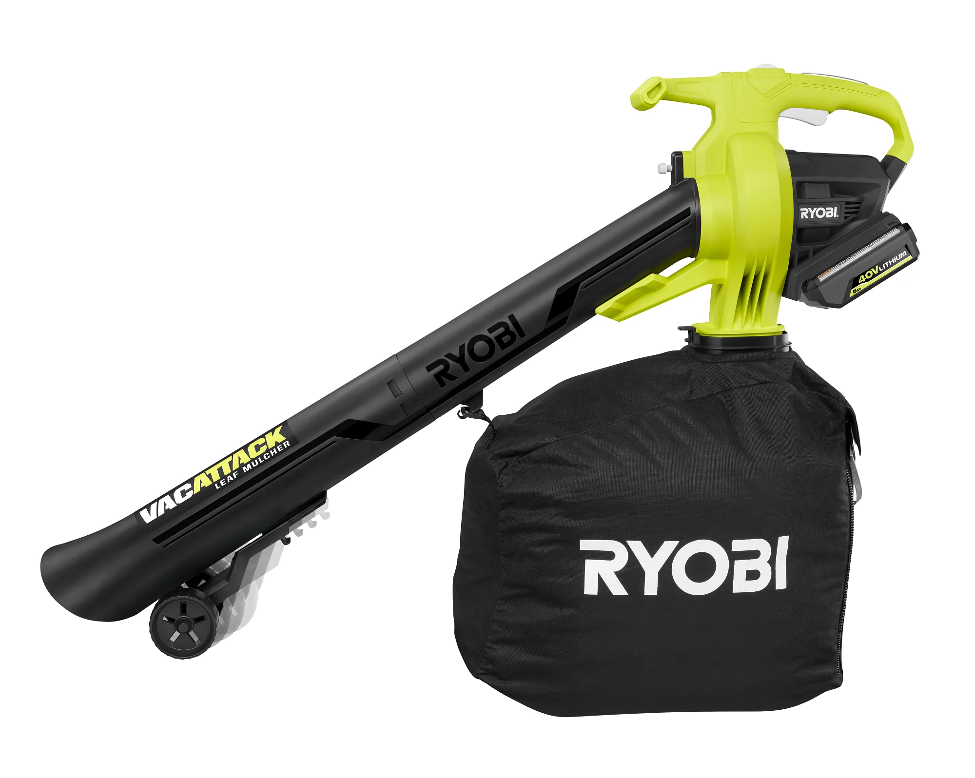 40V VAC ATTACK LEAF VACUUM/MULCHER KIT - Image 6