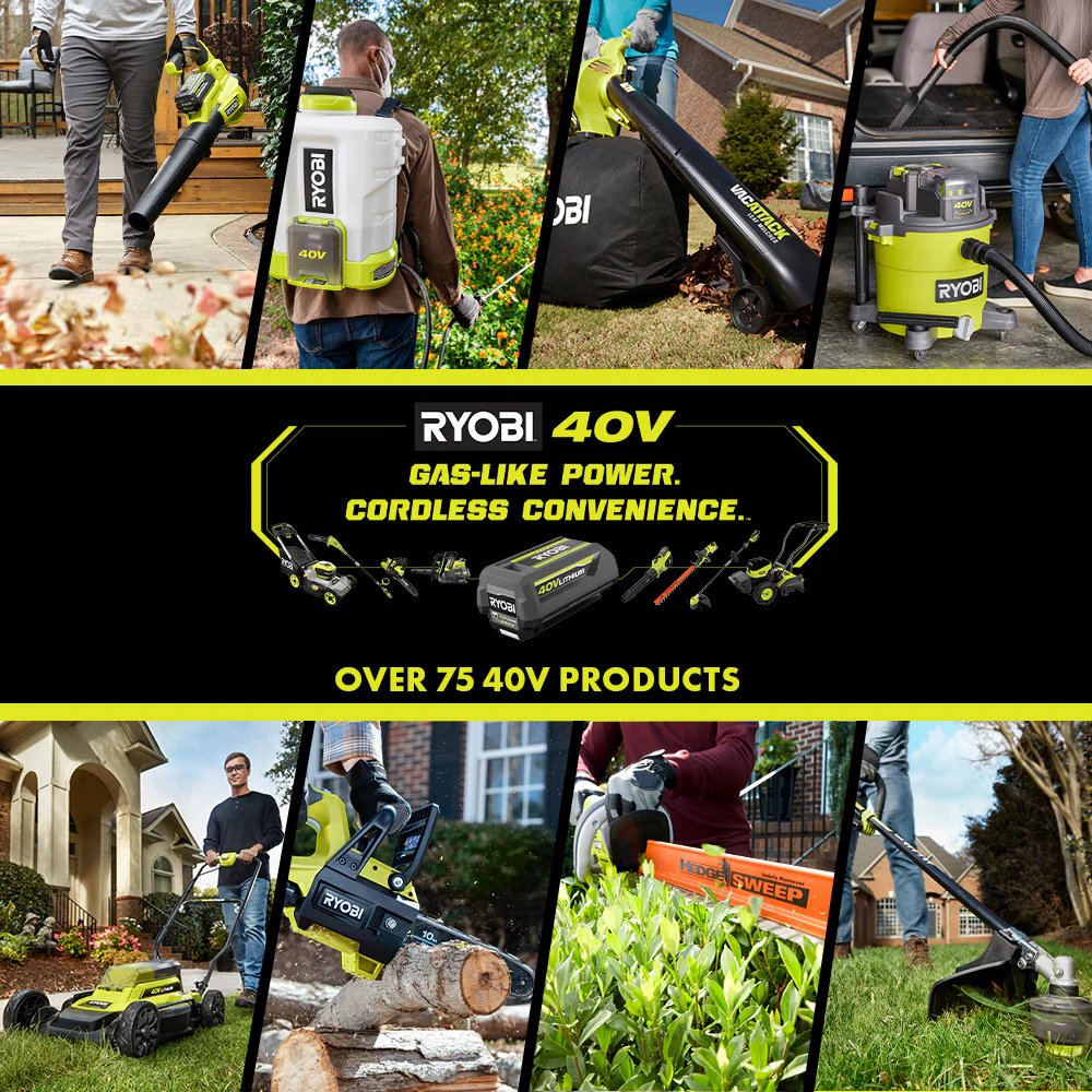 40V VAC ATTACK LEAF VACUUM/MULCHER KIT - Image 8