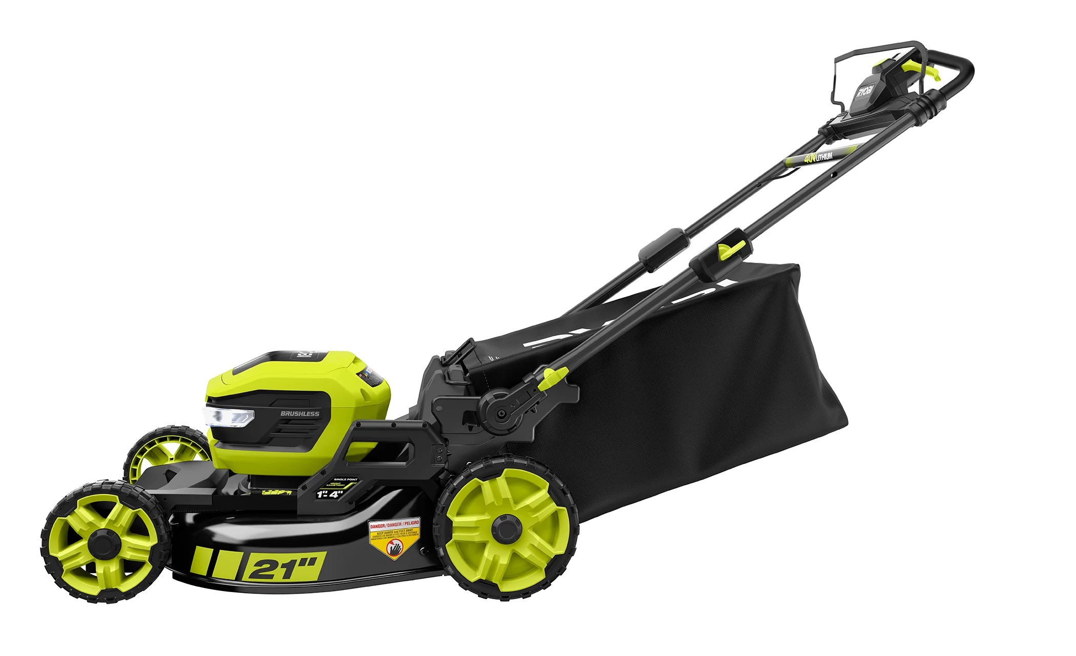 40V 21" BRUSHLESS Self-Propelled Mower with 7.5AH Battery & Charger - Image 2
