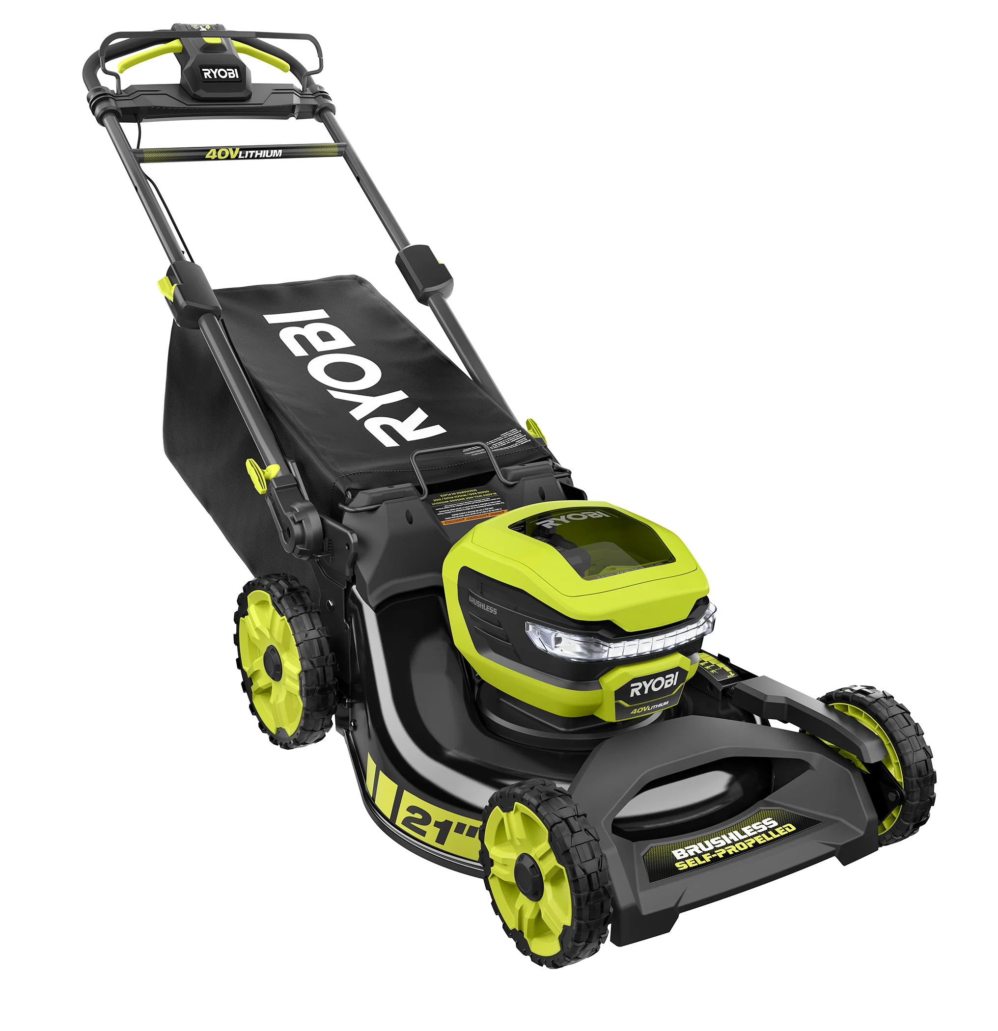 40V 21" BRUSHLESS Self-Propelled Mower with 7.5AH Battery & Charger - Image 3