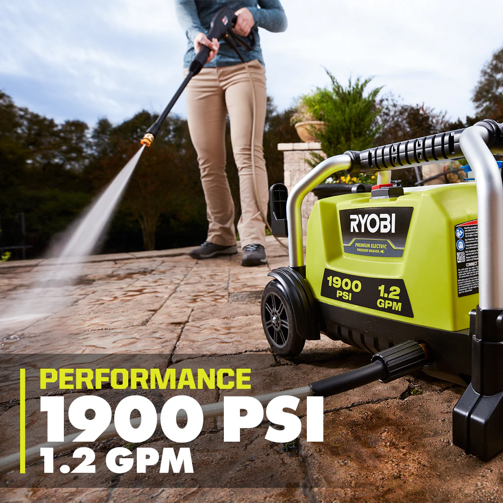 1900 PSI 1.2 GPM Electric Pressure Washer - Image 5