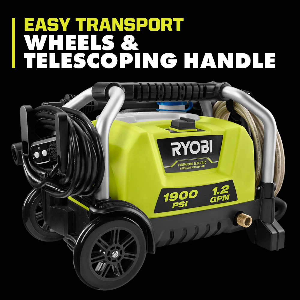1900 PSI 1.2 GPM Electric Pressure Washer - Image 7