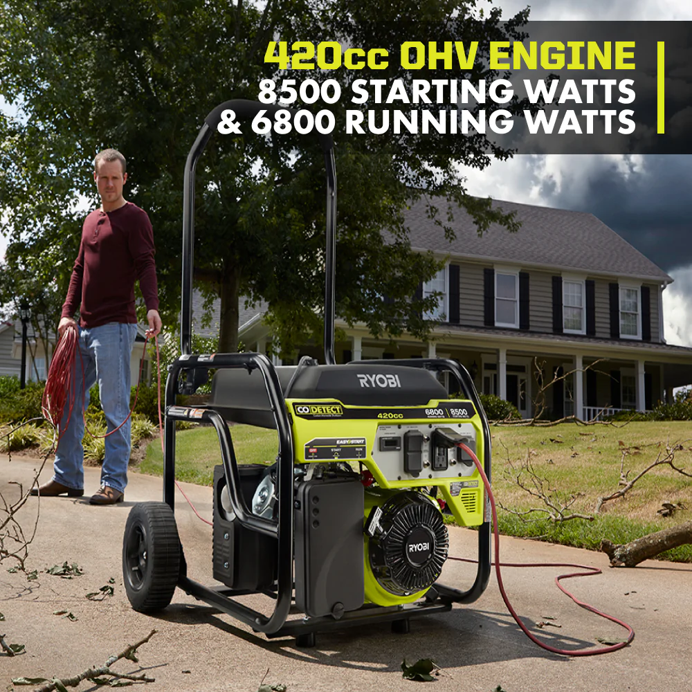 6800 WATT PORTABLE GENERATOR - Image 3