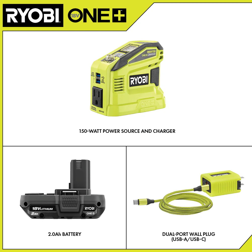 18V ONE+ 150-WATT BATTERY POWER SOURCE AND CHARGER KIT - Image 2