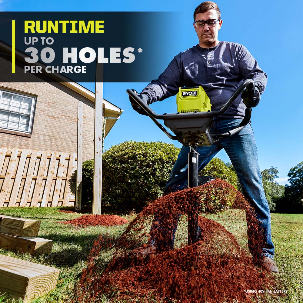 40V HP BRUSHLESS 8" EARTH AUGER - Image 4