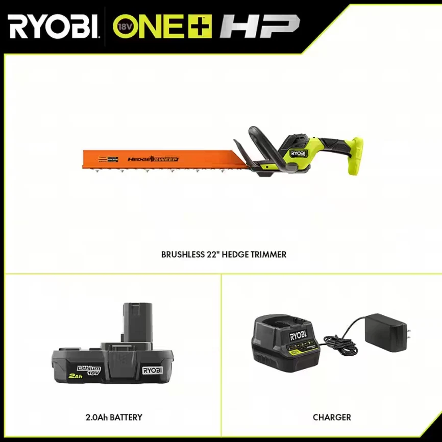 18V ONE+ HP Brushless 22" Hedge Trimmer Kit - Image 2