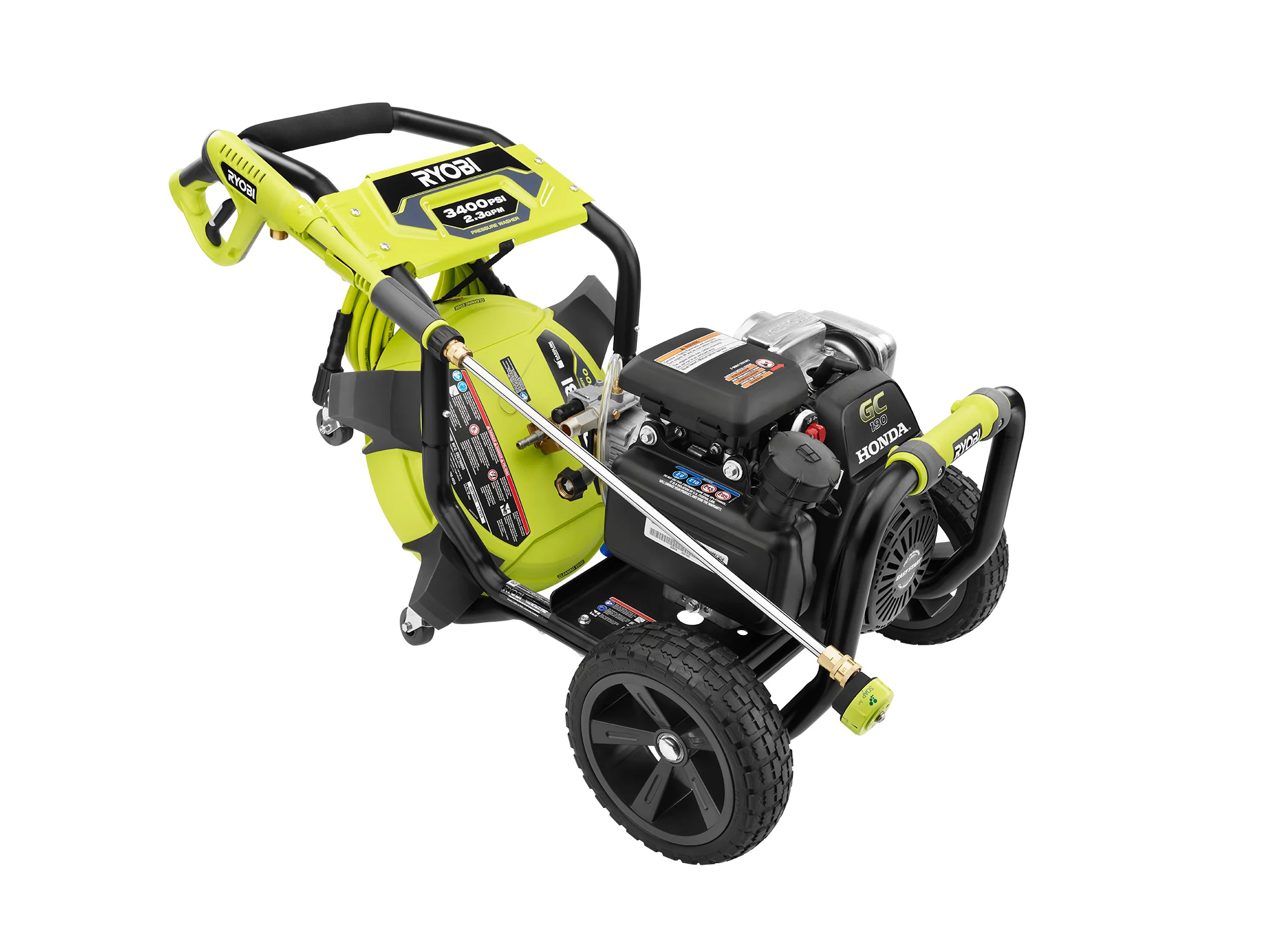 3400 PSI HONDA GC190 GAS PRESSURE WASHER With 16" Surface Cleaner - Image 4