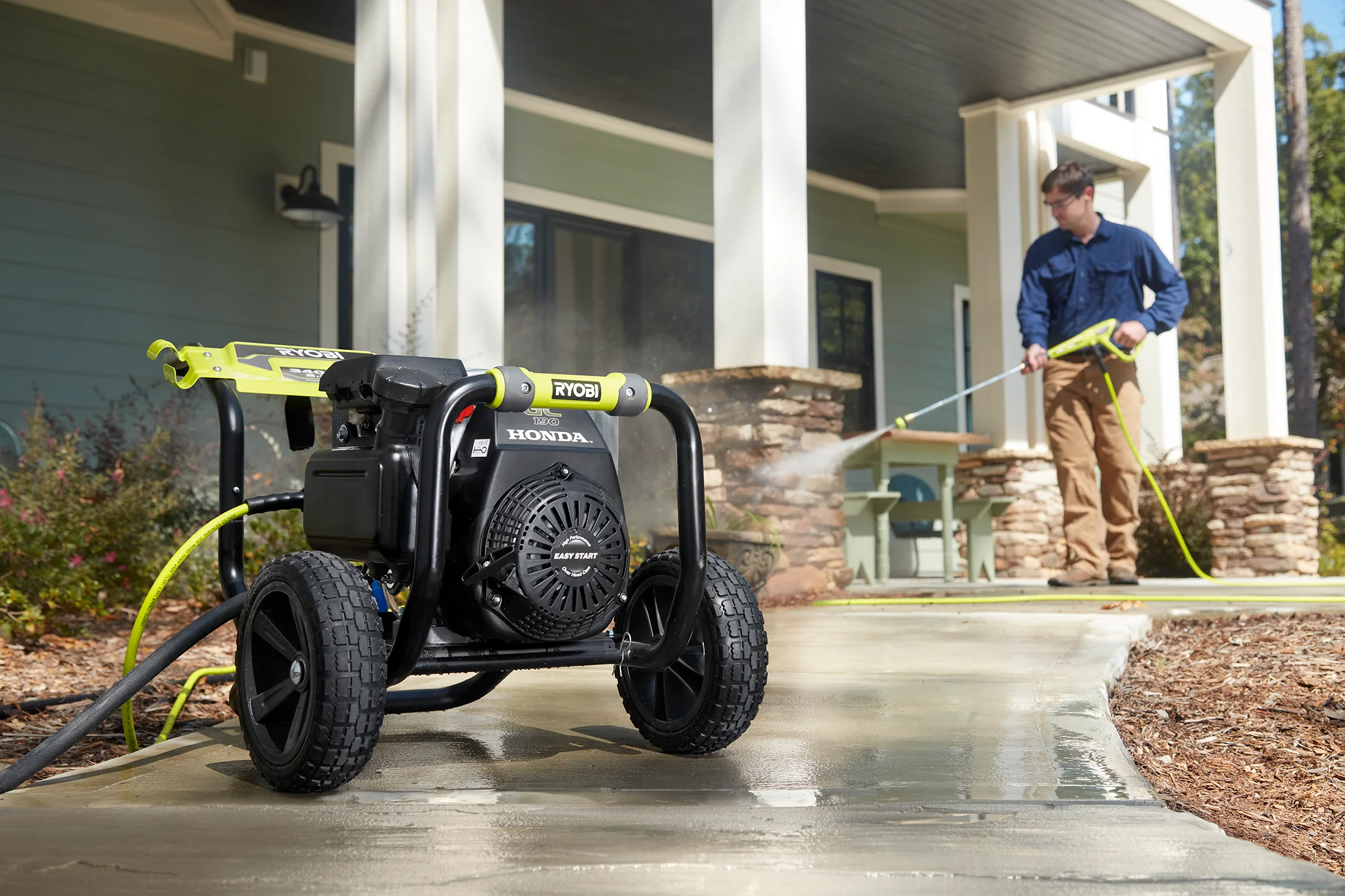 3400 PSI HONDA GC190 GAS PRESSURE WASHER With 16" Surface Cleaner - Image 7