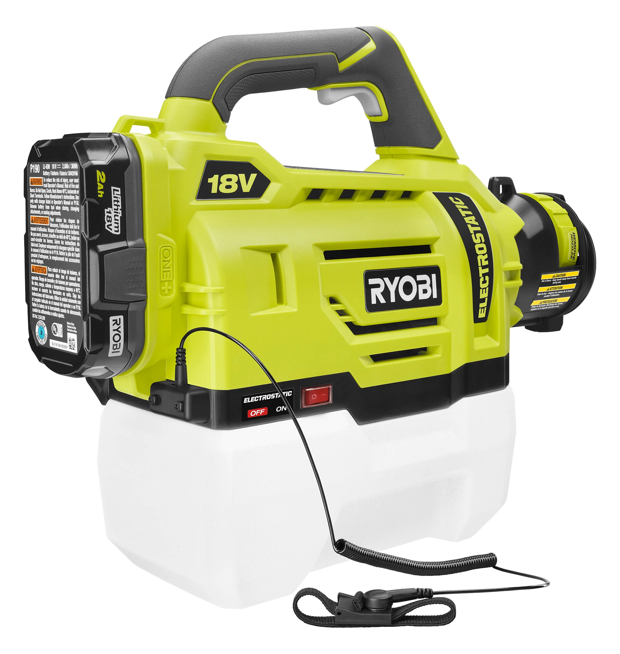 18V ONE+ 1/2 GALLON ELECTROSTATIC SPRAYER Kit - Image 3