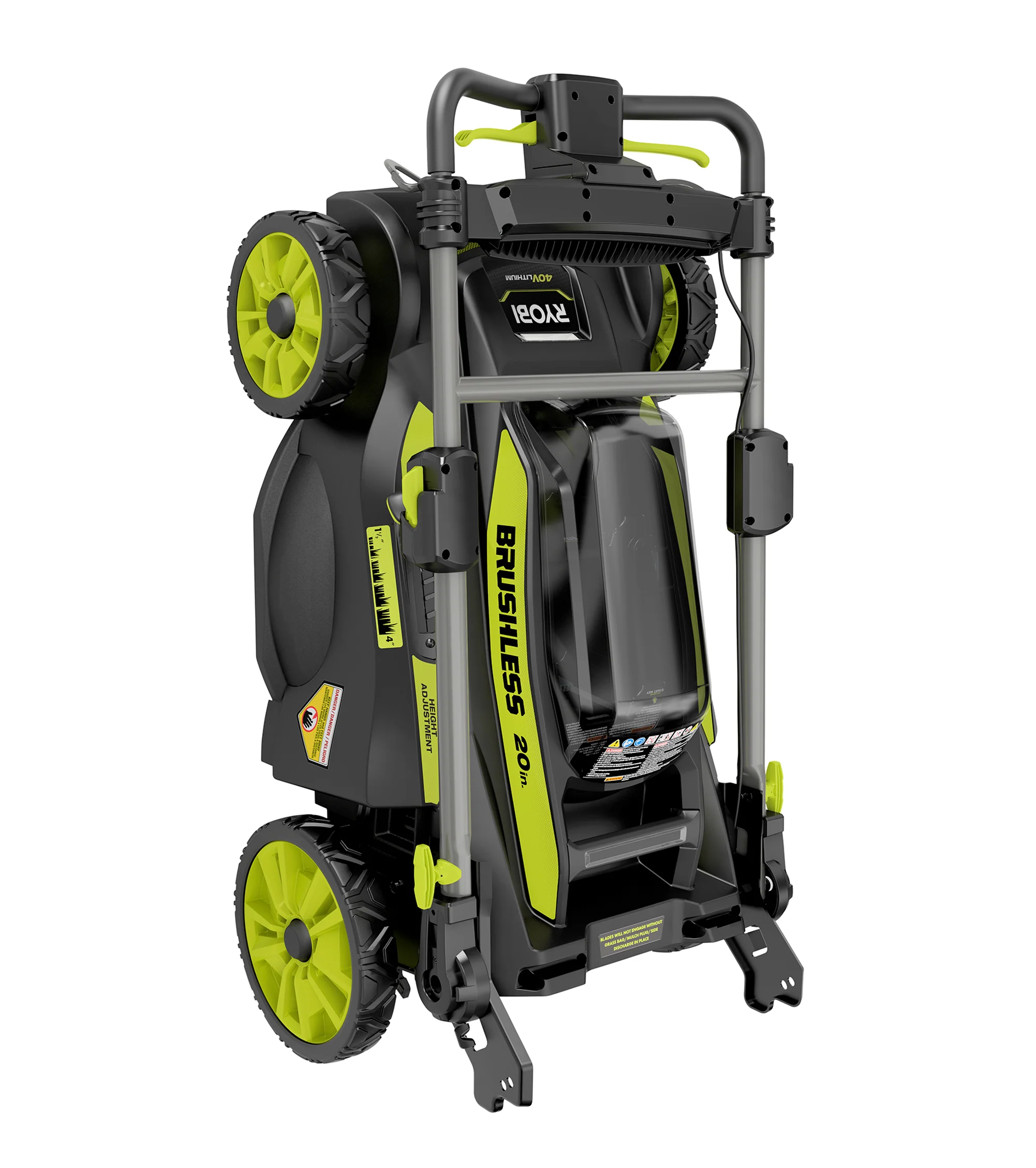40V BRUSHLESS 20" SELF-PROPELLED LAWN MOWER - Image 7