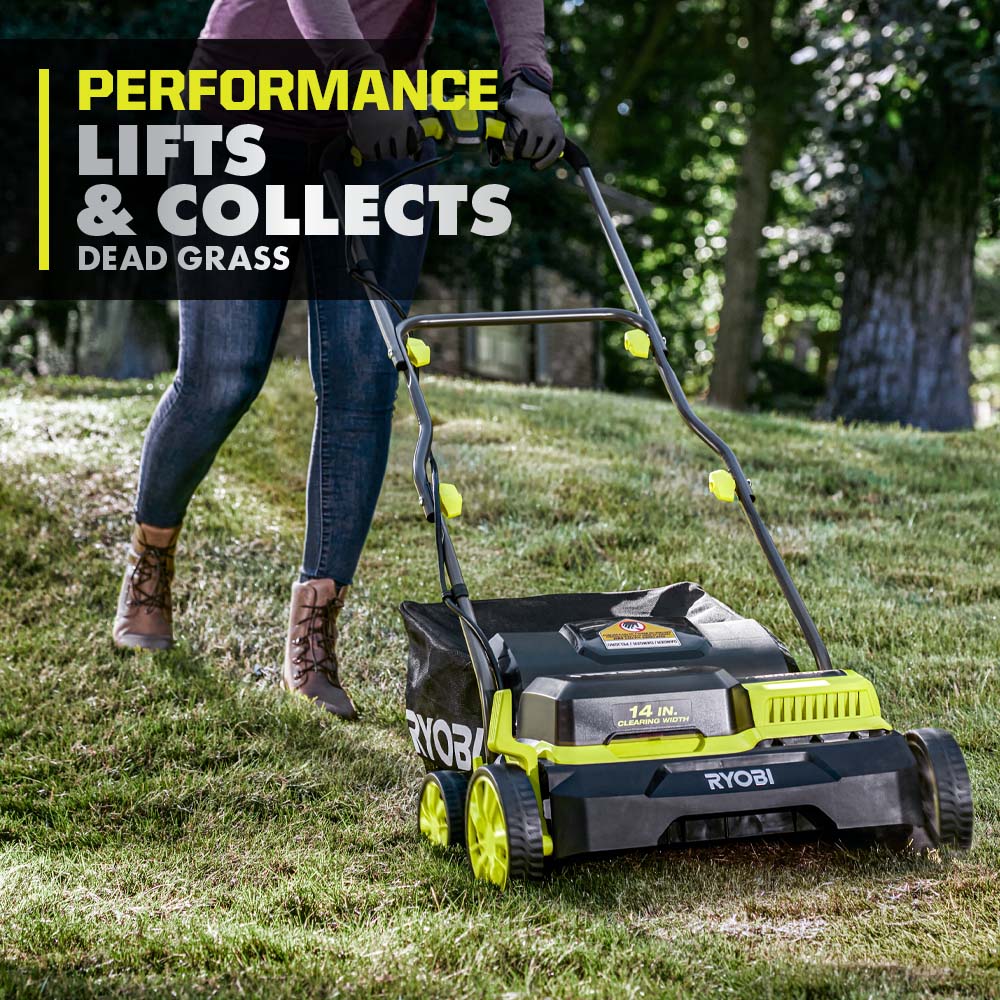 18V ONE+ HP Brushless 14" Dethatcher/Aerator Kit - Image 4
