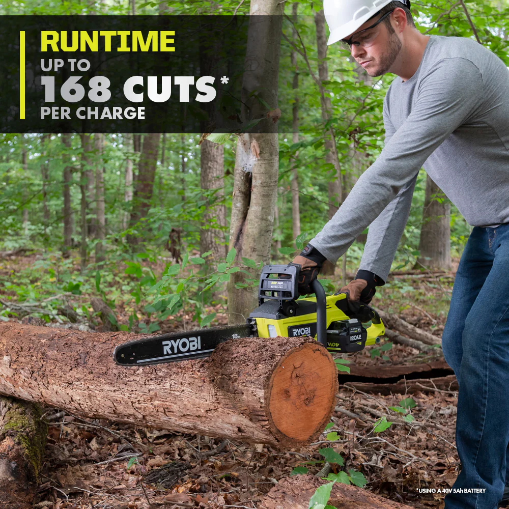 40V HP Brushless 18" Chainsaw - Tool Only - Image 3