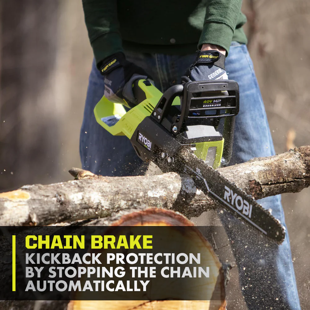 40V HP Brushless 18" Chainsaw - Tool Only - Image 5