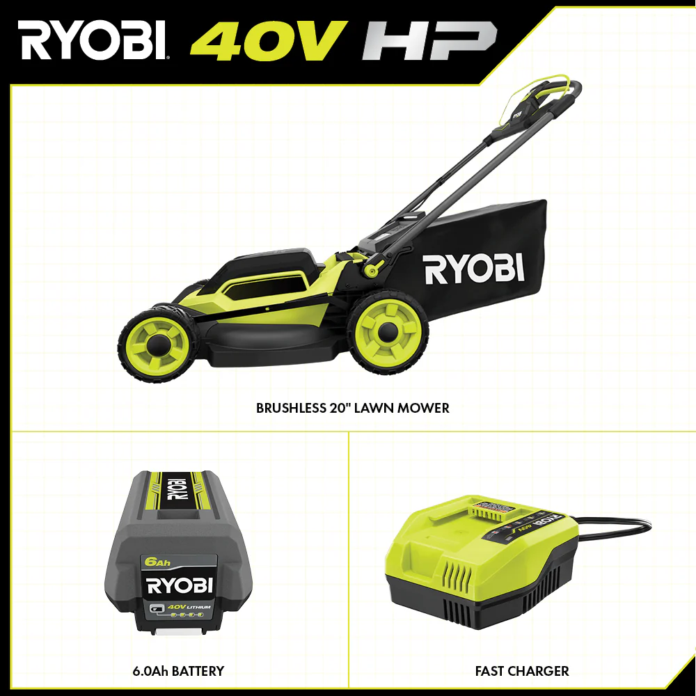 40V HP BRUSHLESS 20" SELF-PROPELLED LAWN MOWER KIT - Image 3