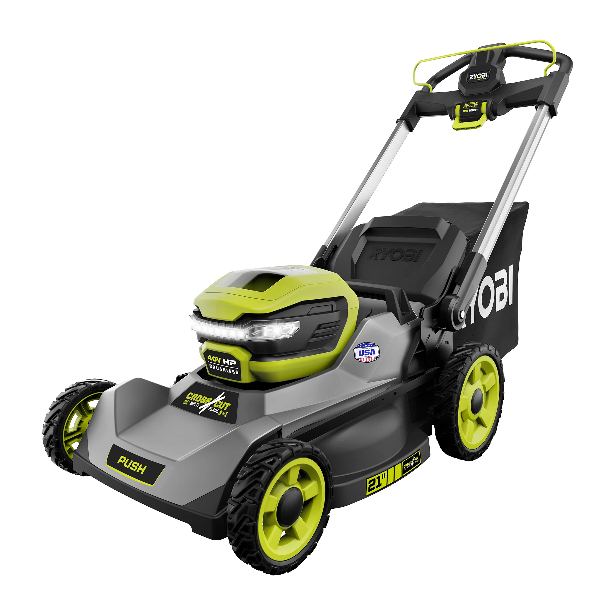 40V HP BRUSHLESS 21" MULTI-BLADE PUSH MOWER KIT - Image 12