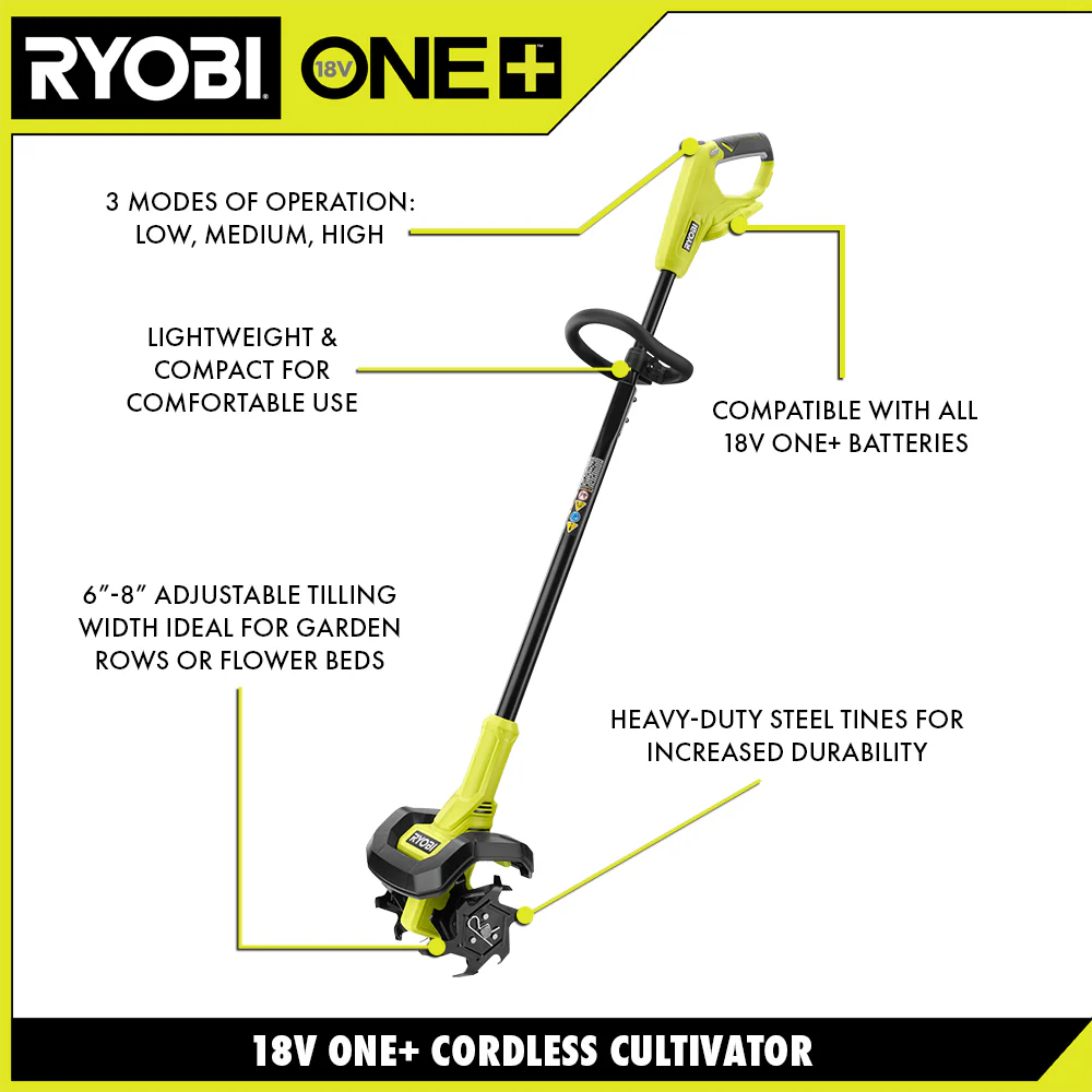 18V ONE+ 8" CULTIVATOR KIT - Image 3