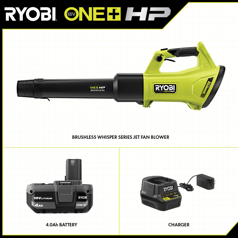 18V ONE+ HP BRUSHLESS WHISPER SERIES 450 CFM BLOWER KIT - Image 2