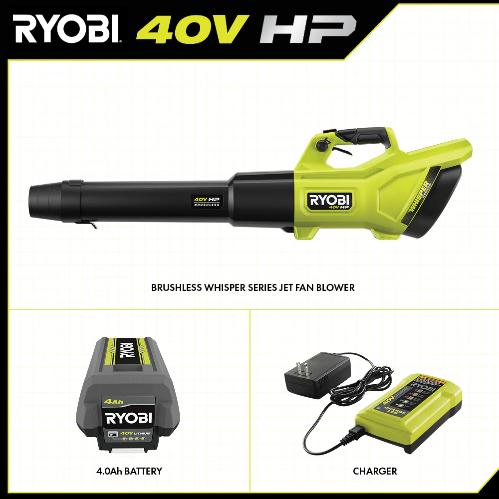 40V HP BRUSHLESS 600 CFM WHISPER SERIES BLOWER KIT - Image 3