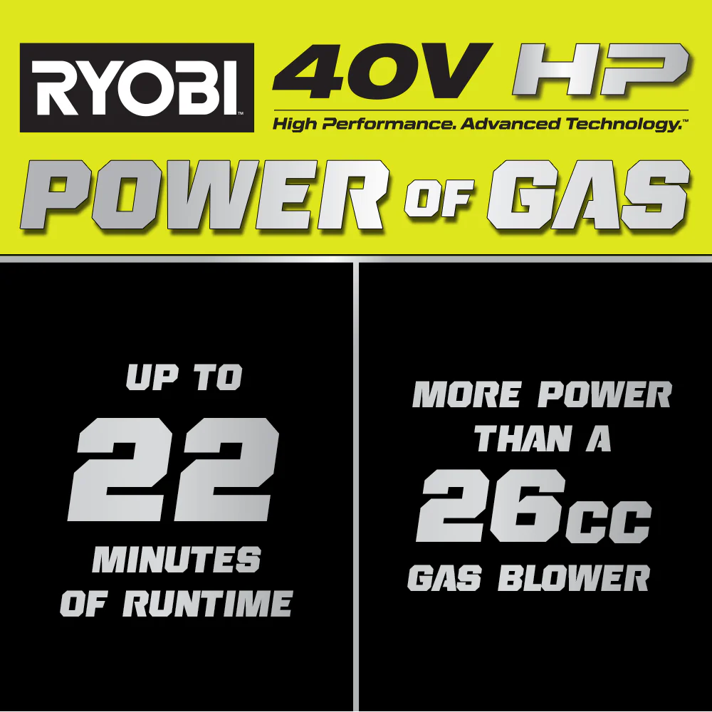 40V HP BRUSHLESS 600 CFM WHISPER SERIES BLOWER - Image 2