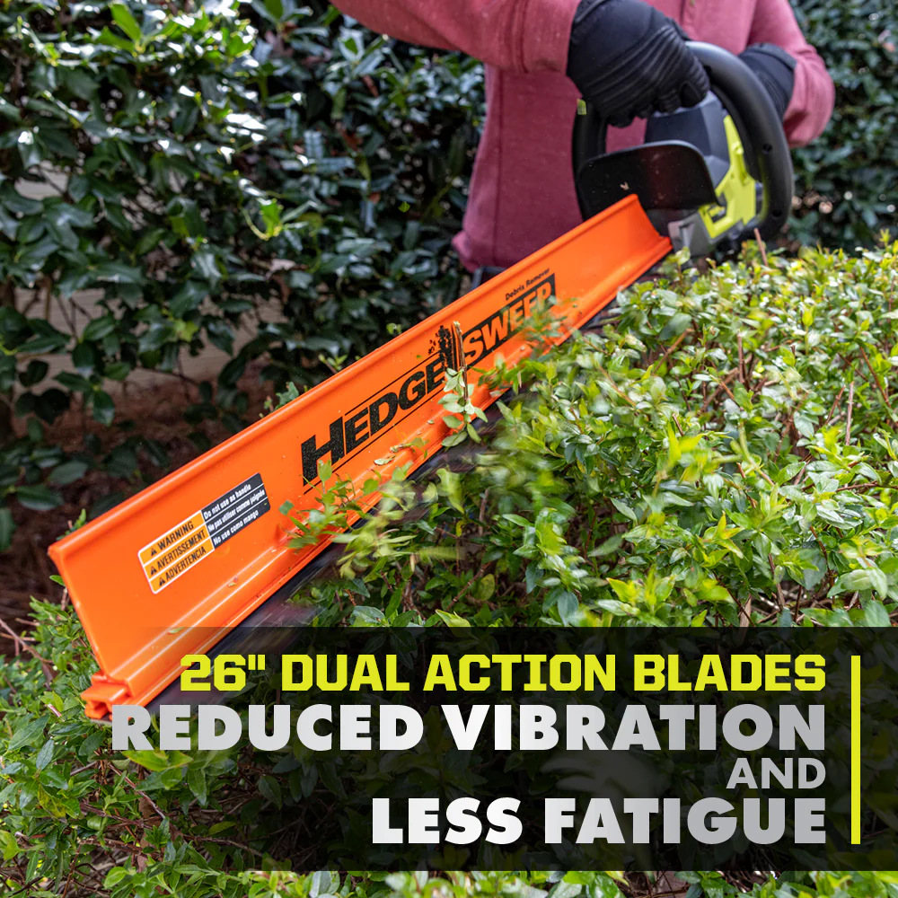 40V HP BRUSHLESS WHISPER SERIES 26" HEDGE TRIMMER KIT - Image 9
