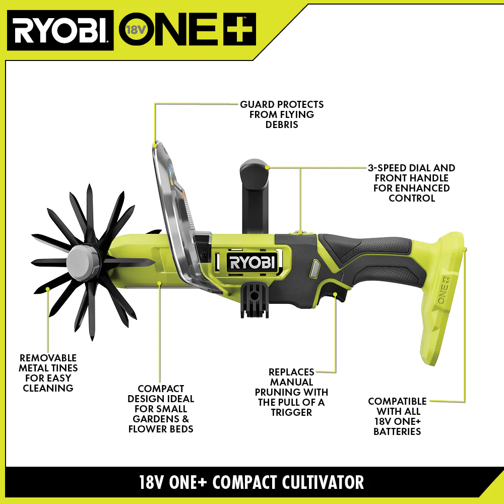 18V ONE+ HANDHELD CULTIVATOR - Image 2