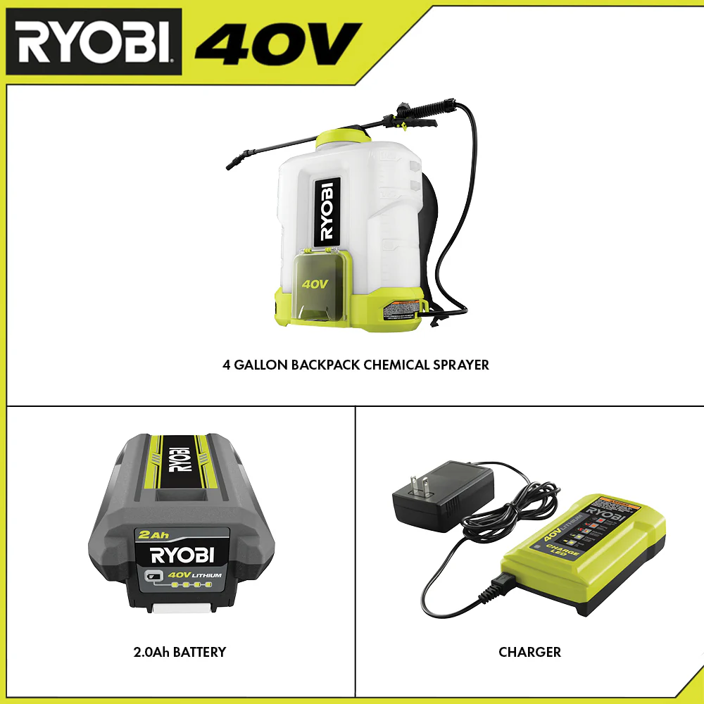 40V 4 GALLON BACKPACK CHEMICAL SPRAYER KIT - Image 2