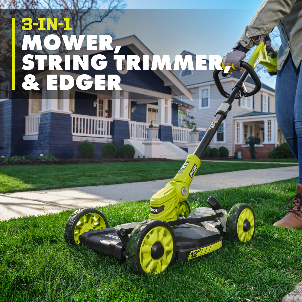18V ONE+ 3-in-1 Mower, String Trimmer, and Edger - Image 4