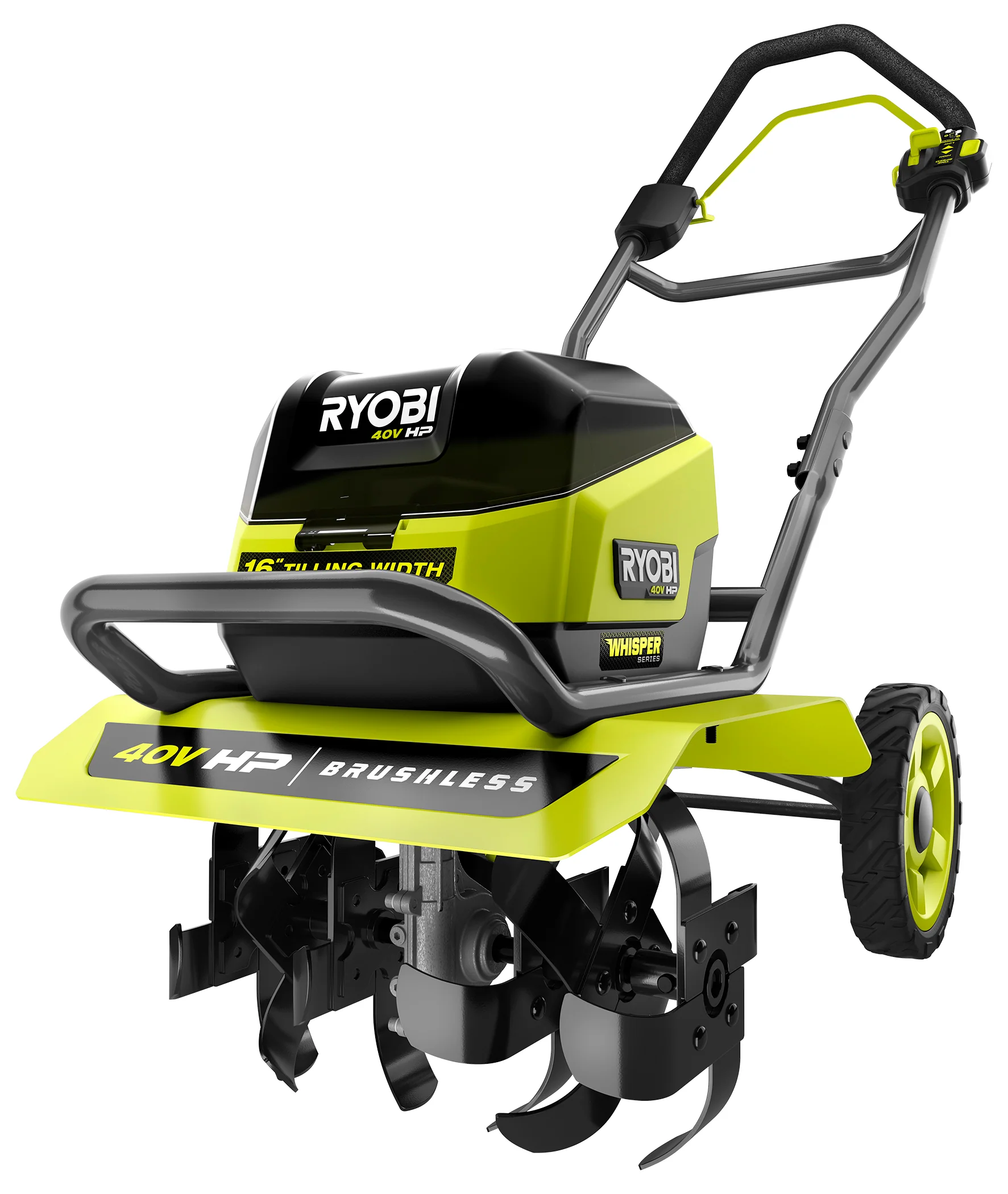 40V HP BRUSHLESS WHISPER SERIES 16" FRONT TINE TILLER KIT - Image 14