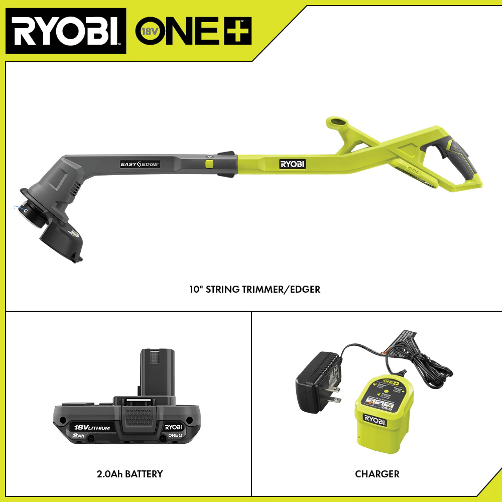 18V ONE+ 10” String Trimmer/Edger Kit - Image 4