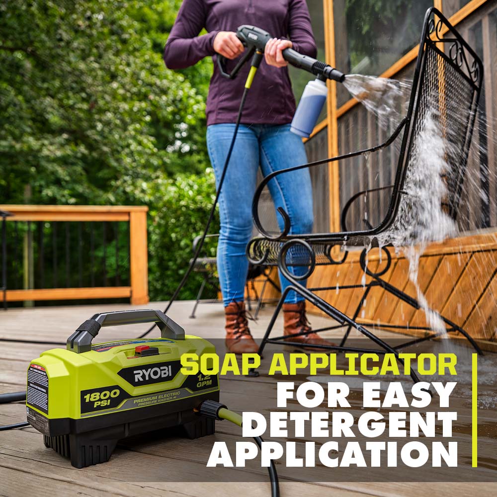 1800 PSI 1.2 GPM Electric Pressure Washer - Image 6