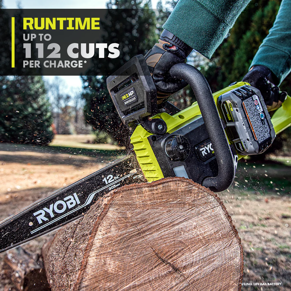 18V ONE+ HP BRUSHLESS WHISPER SERIES 12" CHAINSAW - Image 5