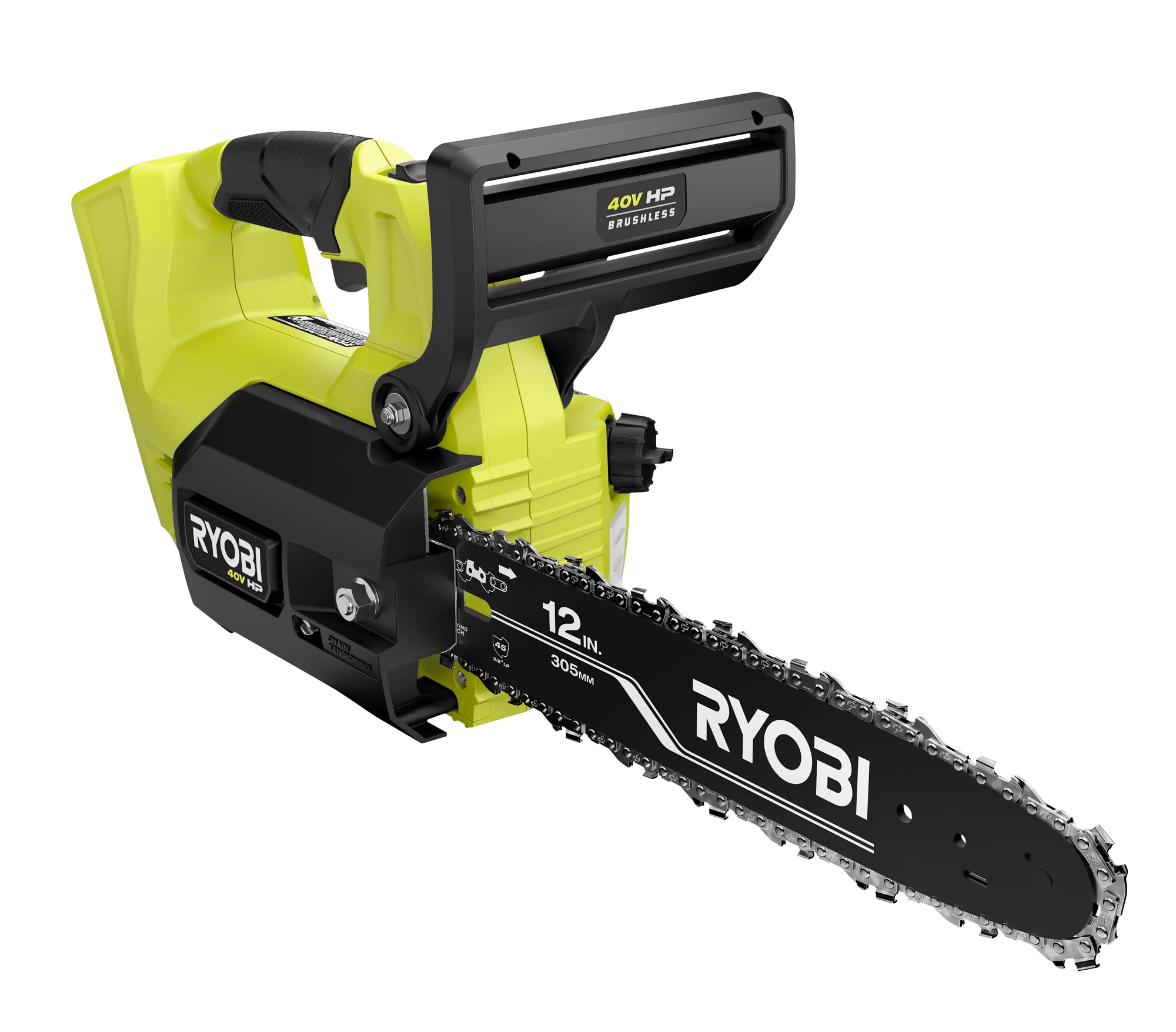 40V HP BRUSHLESS 12" TOP HANDLE CHAINSAW - Image 10