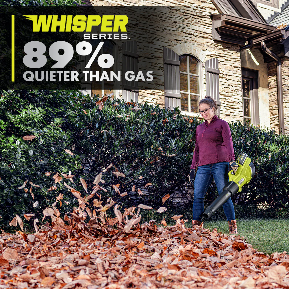 40V HP BRUSHLESS 600 CFM WHISPER SERIES BLOWER & 15" CARBON FIBER STRING TRIMMER COMBO KIT - Image 16