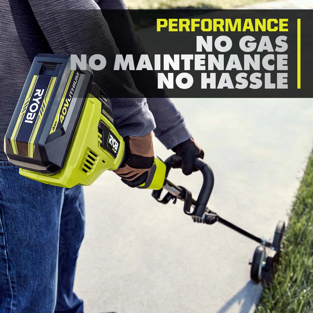 40V HP BRUSHLESS 600 CFM WHISPER SERIES BLOWER & 15" CARBON FIBER STRING TRIMMER COMBO KIT - Image 7