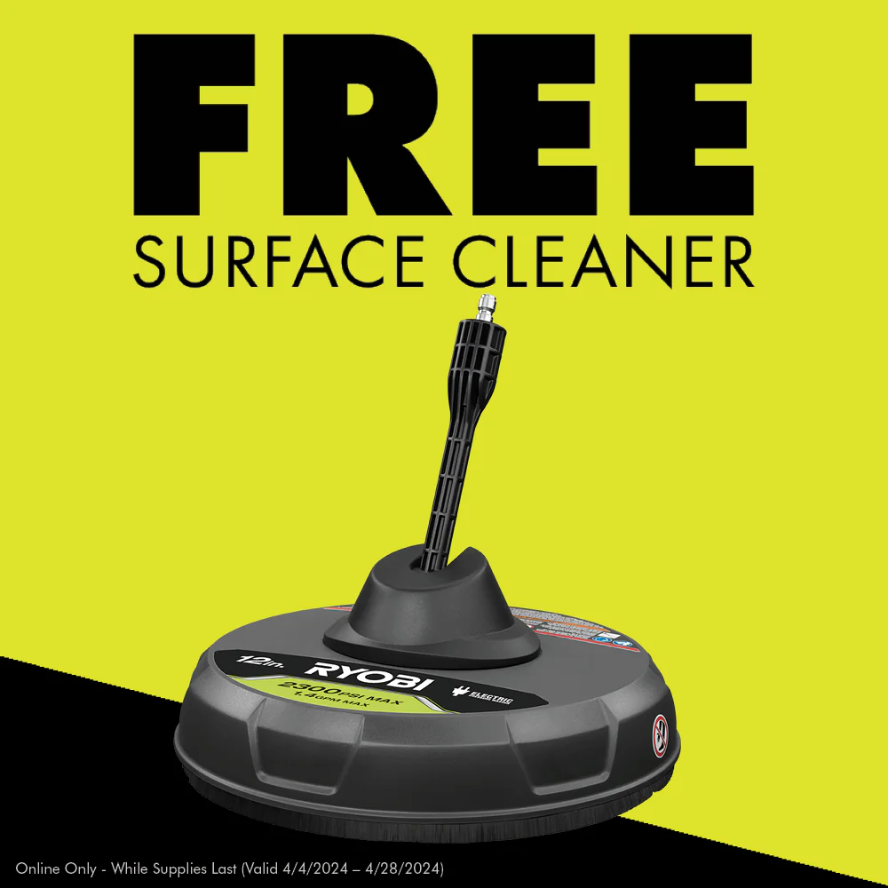 2000 PSI ELECTRIC PRESSURE WASHER WITH FREE 12" ELECTRIC PRESSURE WASHER SURFACE CLEANER - Image 2