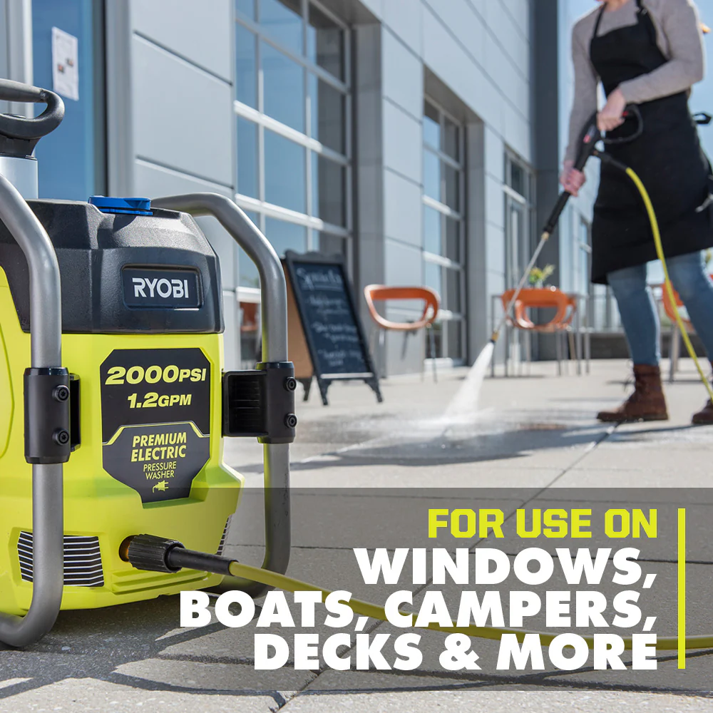 2000 PSI ELECTRIC PRESSURE WASHER WITH FREE 12" ELECTRIC PRESSURE WASHER SURFACE CLEANER - Image 6