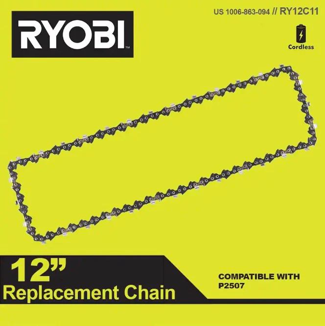 12" .043 GAUGE REPLACEMENT CHAINSAW CHAIN, 64 LINKS - Image 2