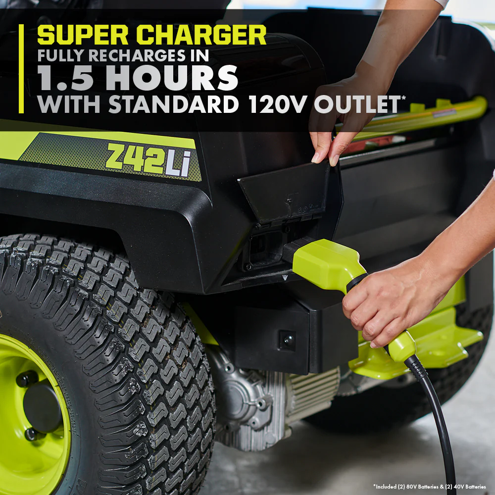 80V HP BRUSHLESS 30" LITHIUM ELECTRIC ZERO TURN RIDING MOWER KIT - Image 14