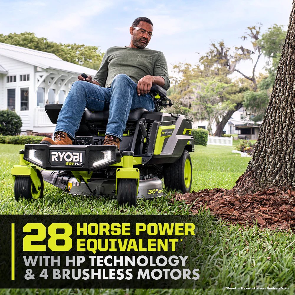 80V HP BRUSHLESS 30" LITHIUM ELECTRIC ZERO TURN RIDING MOWER KIT - Image 6