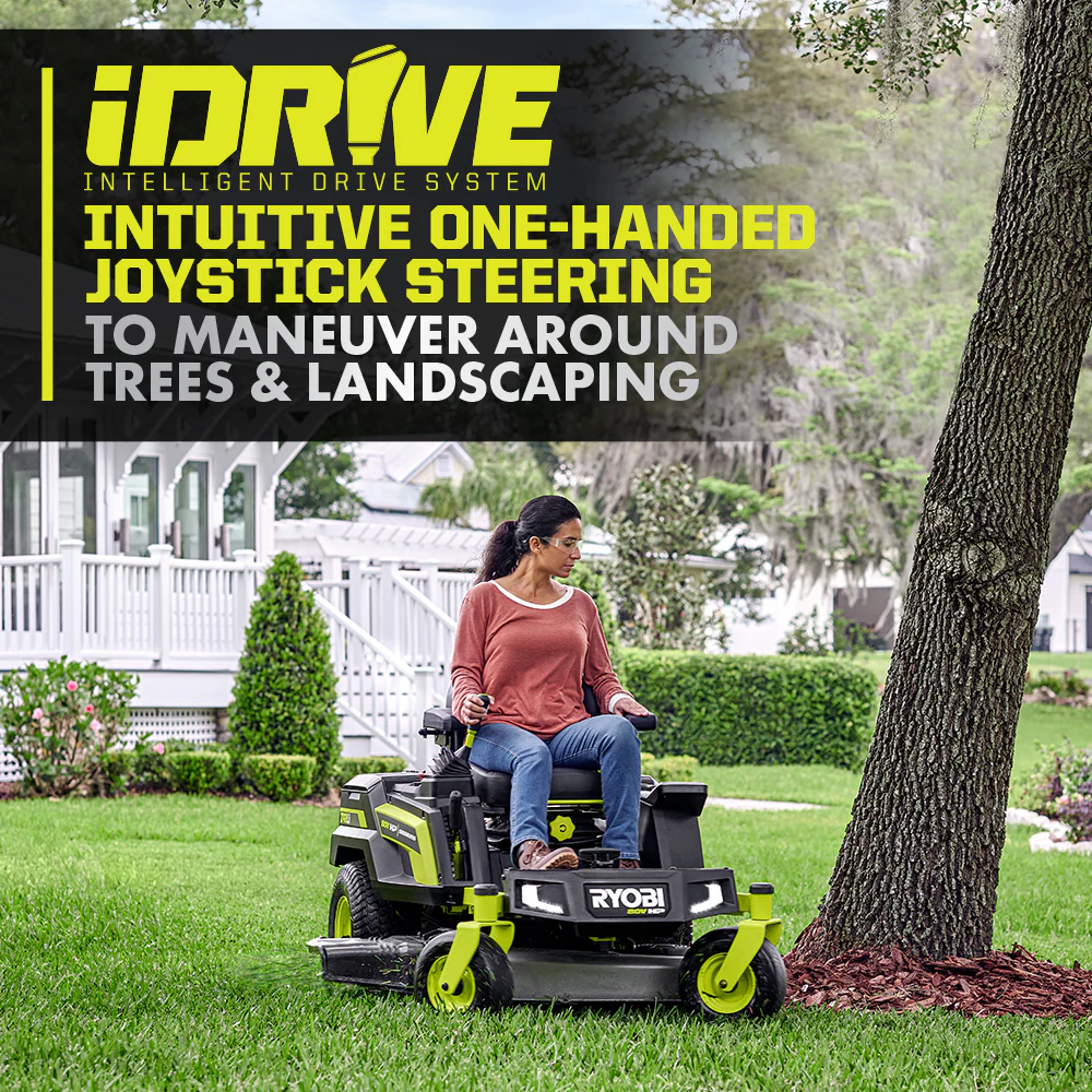 80V HP BRUSHLESS 42" LITHIUM ELECTRIC ZERO TURN RIDING MOWER KIT - Image 9