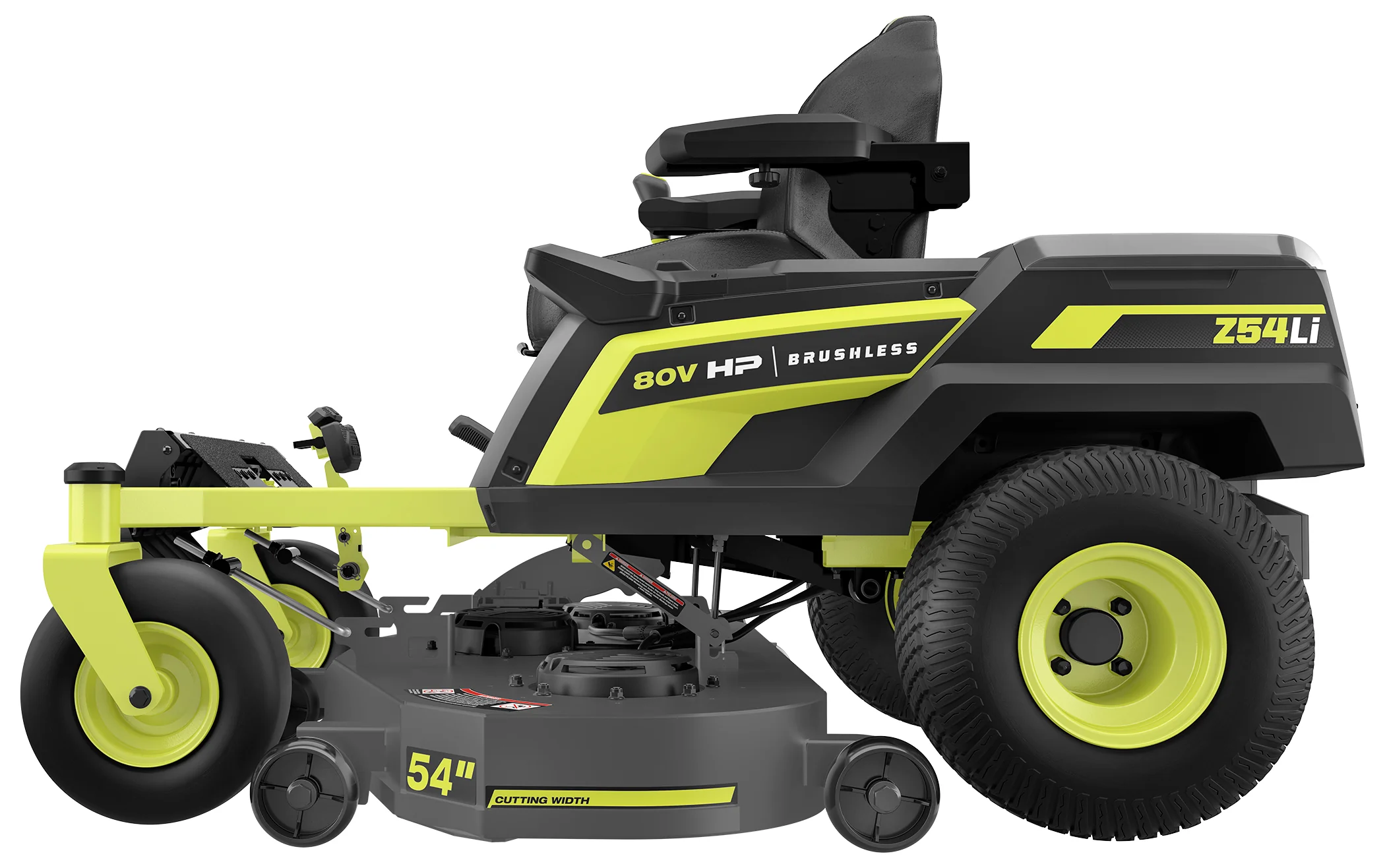 80V HP BRUSHLESS 54" LITHIUM ELECTRIC ZERO TURN RIDING MOWER KIT - Image 18