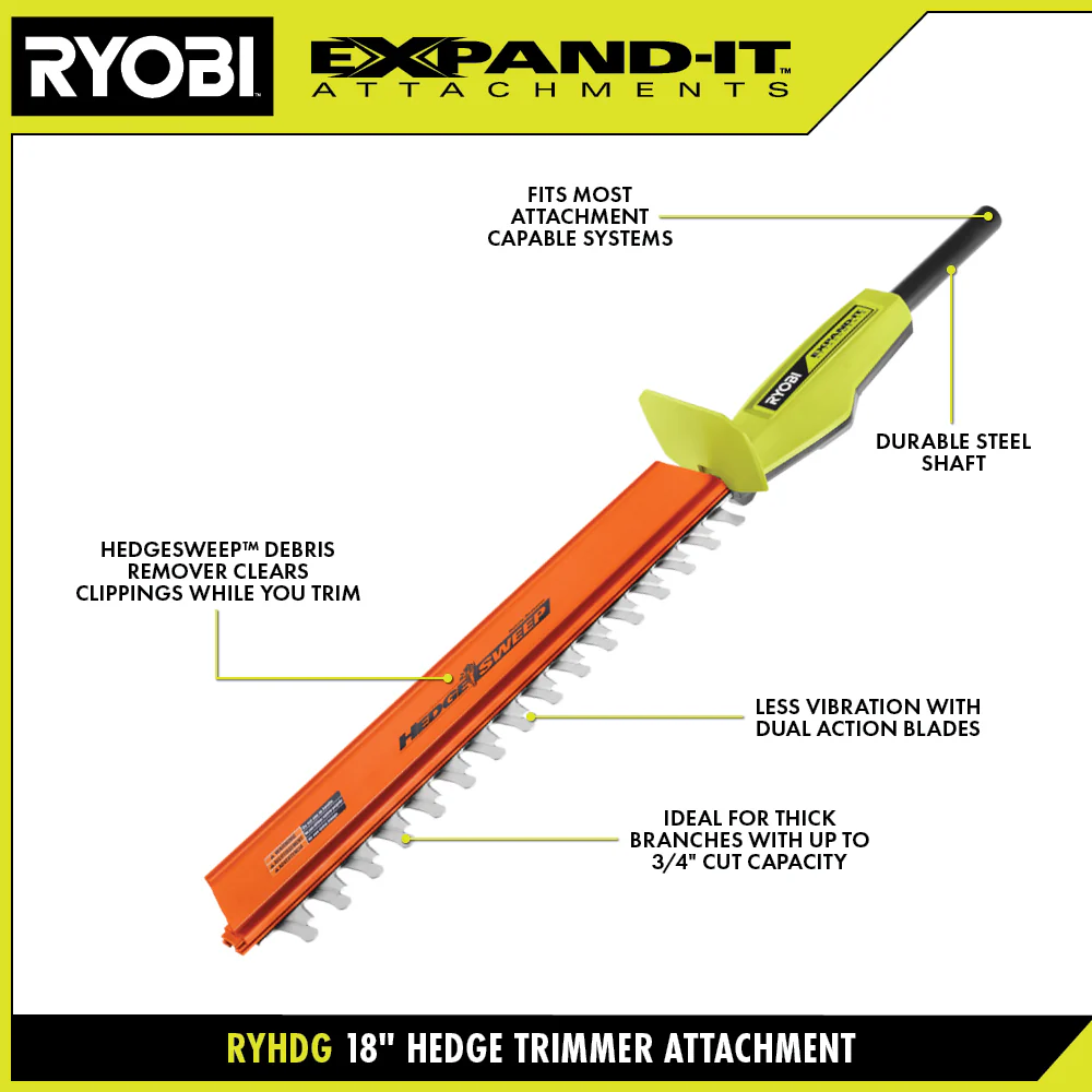 EXPAND-IT 18" HEDGE TRIMMER ATTACHMENT - Image 3