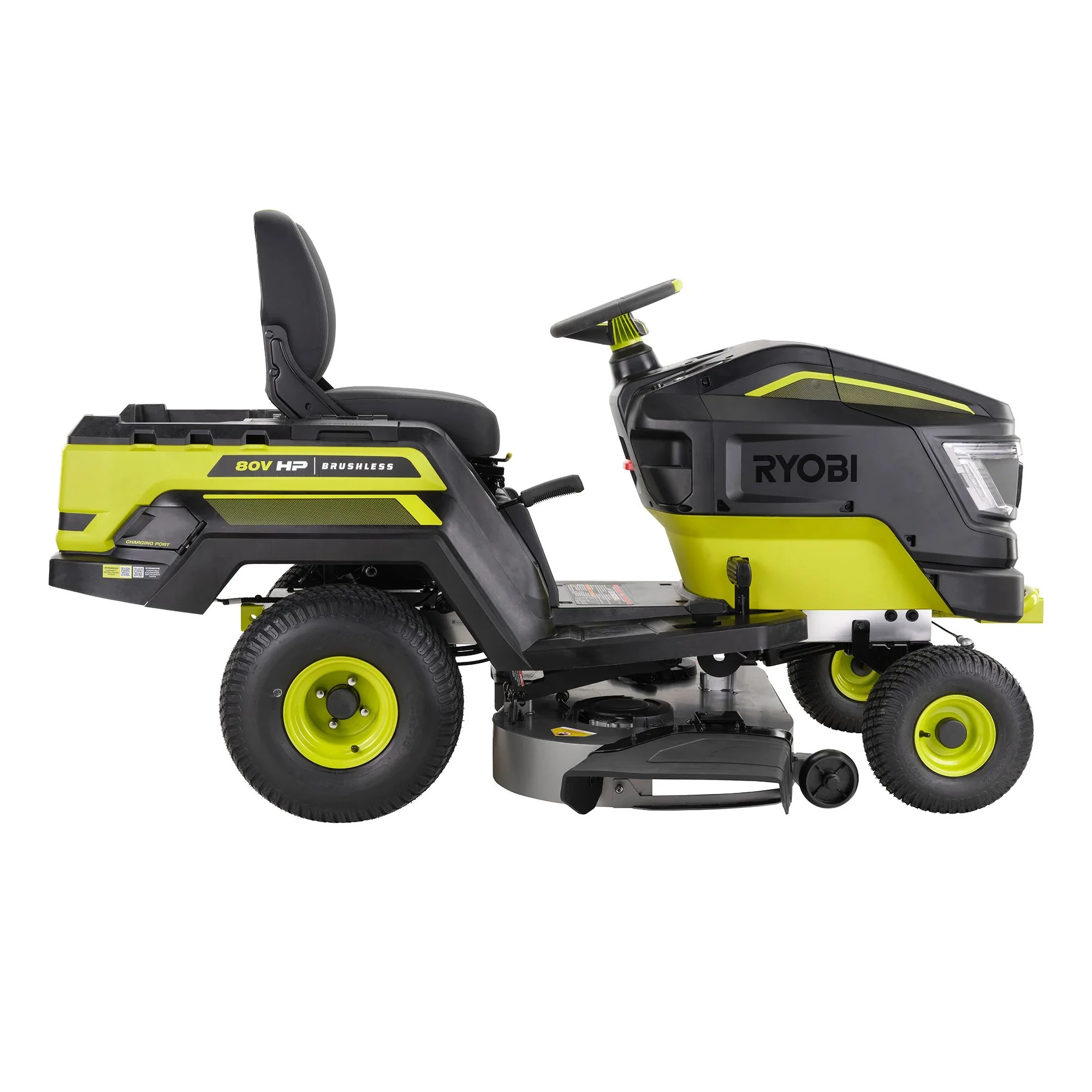 80V HP BRUSHLESS 42" BATTERY CORDLESS ELECTRIC RIDING LAWN TRACTOR KIT - Image 16