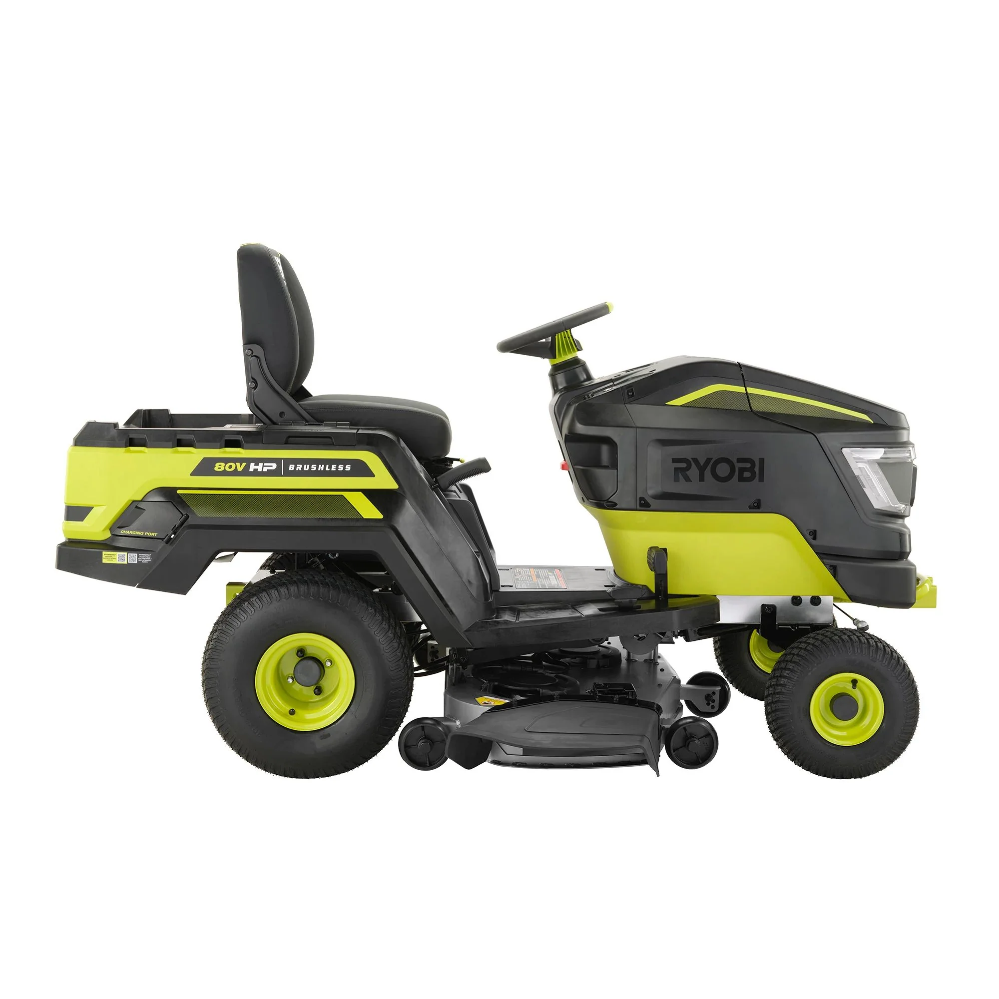 80V HP BRUSHLESS 46" BATTERY CORDLESS ELECTRIC RIDING LAWN TRACTOR KIT - Image 13