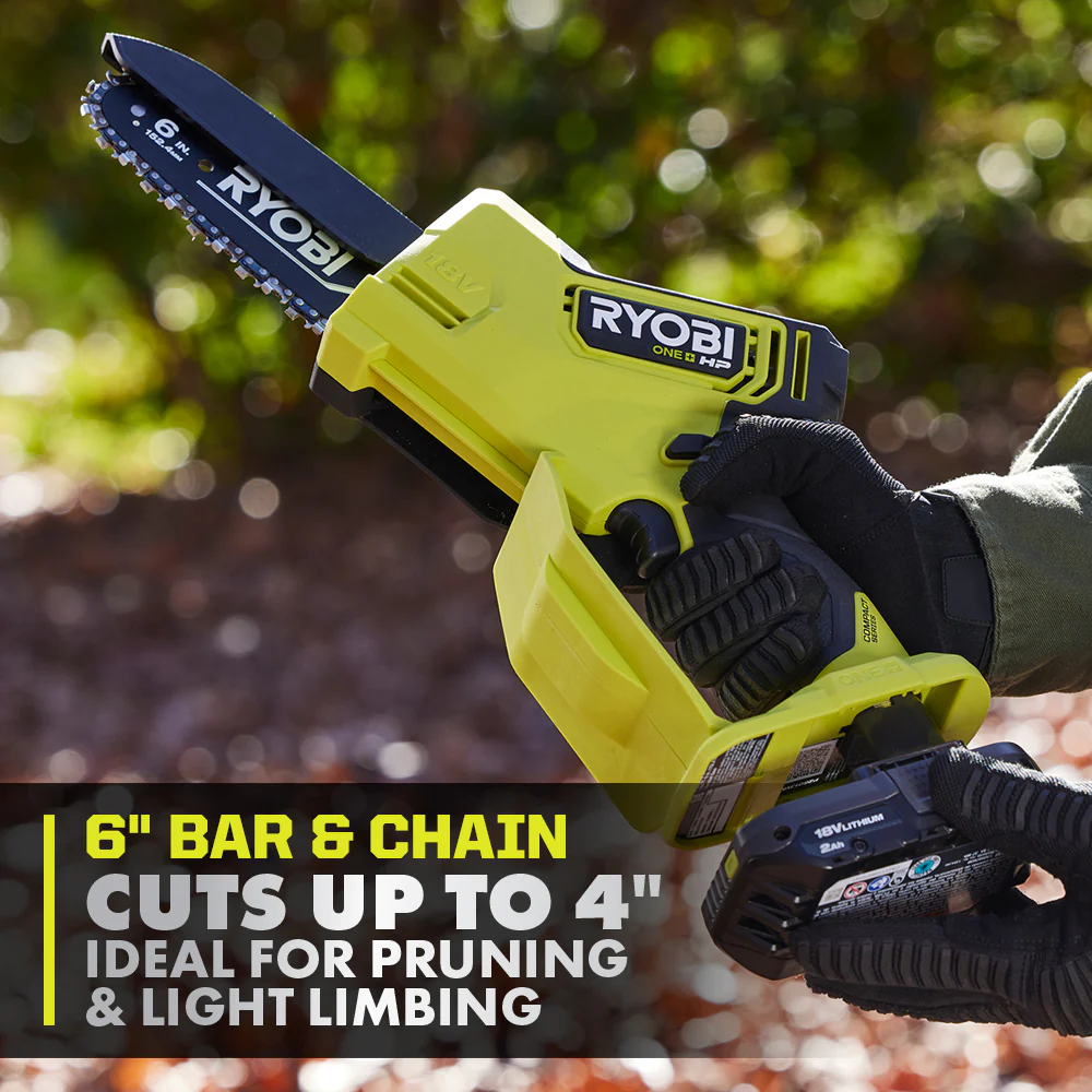 18V ONE+ HP 6" COMPACT BRUSHLESS PRUNING CHAINSAW KIT - Image 4