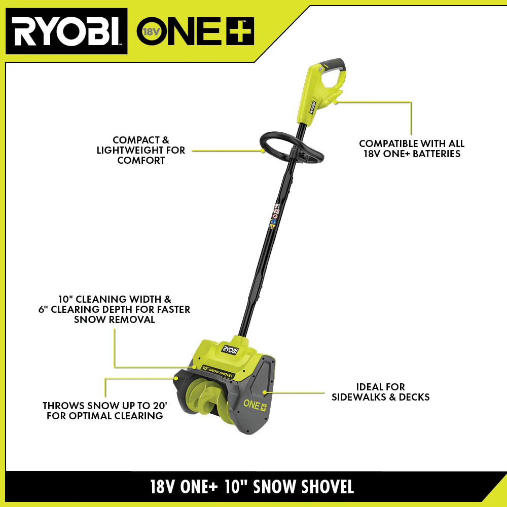 18V ONE+ 10" SNOW SHOVEL - Image 2